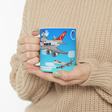 Load image into Gallery viewer, Ceramic Mug 11oz - Chibi NWA 2000s era jets