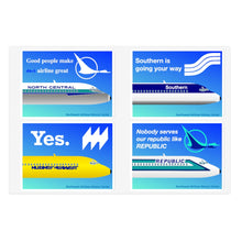 Load image into Gallery viewer, Vinyl Stickers - Republic History DC-9 Noses