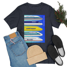 Load image into Gallery viewer, Short Sleeve T-Shirt - Republic Airlines Heritage DC-9 Noses