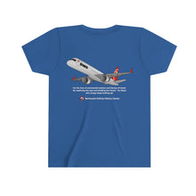 Load image into Gallery viewer, Youth Short Sleeve Tee - Happy 2000s NWA CRJ-900
