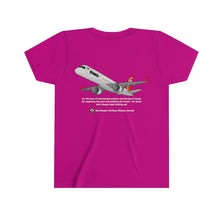 Load image into Gallery viewer, Youth Short Sleeve Tee - Happy 2000s NWA CRJ-900
