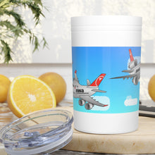 Load image into Gallery viewer, Vacuum Tumbler, 11oz. - Chibi NWA 2000s Jets