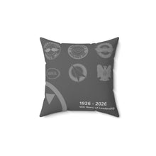 Load image into Gallery viewer, Pillow - Northwest Historic Logos - Charcoal