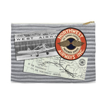 Load image into Gallery viewer, Zipper Pouch - Northwest Airways (1926) Heritage Series