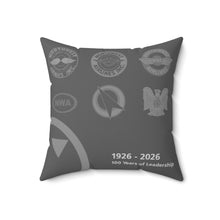 Load image into Gallery viewer, Pillow - Northwest Historic Logos - Charcoal