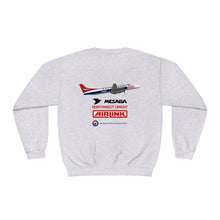 Load image into Gallery viewer, Crewneck Sweatshirt - Mesaba 80th Anniversary - Northwest Orient Airlink Metroliner
