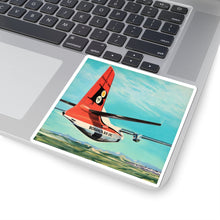 Load image into Gallery viewer, Vinyl Sticker - Bonanza Airlines F-27 Landscape
