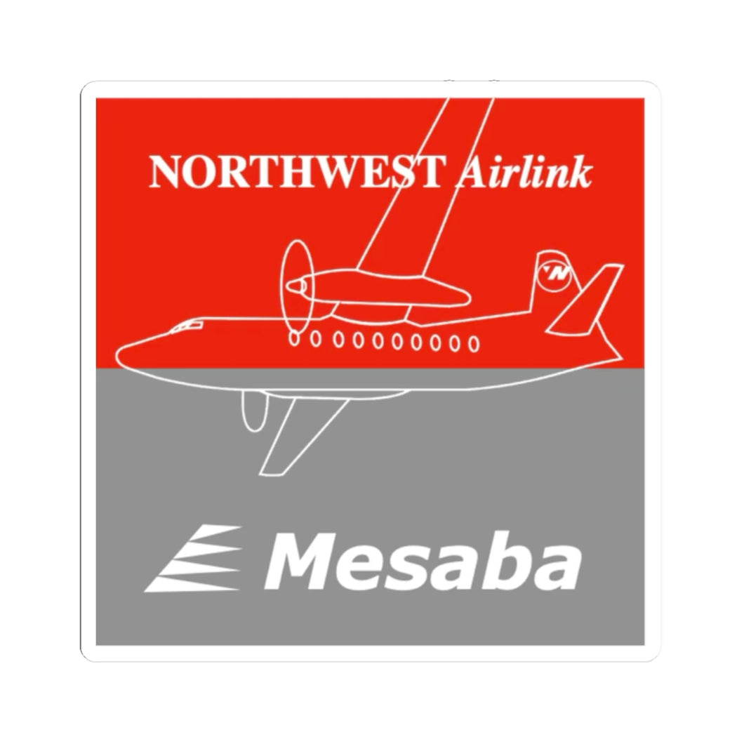 Vinyl Sticker - Northwest Airlink Mesaba F-27