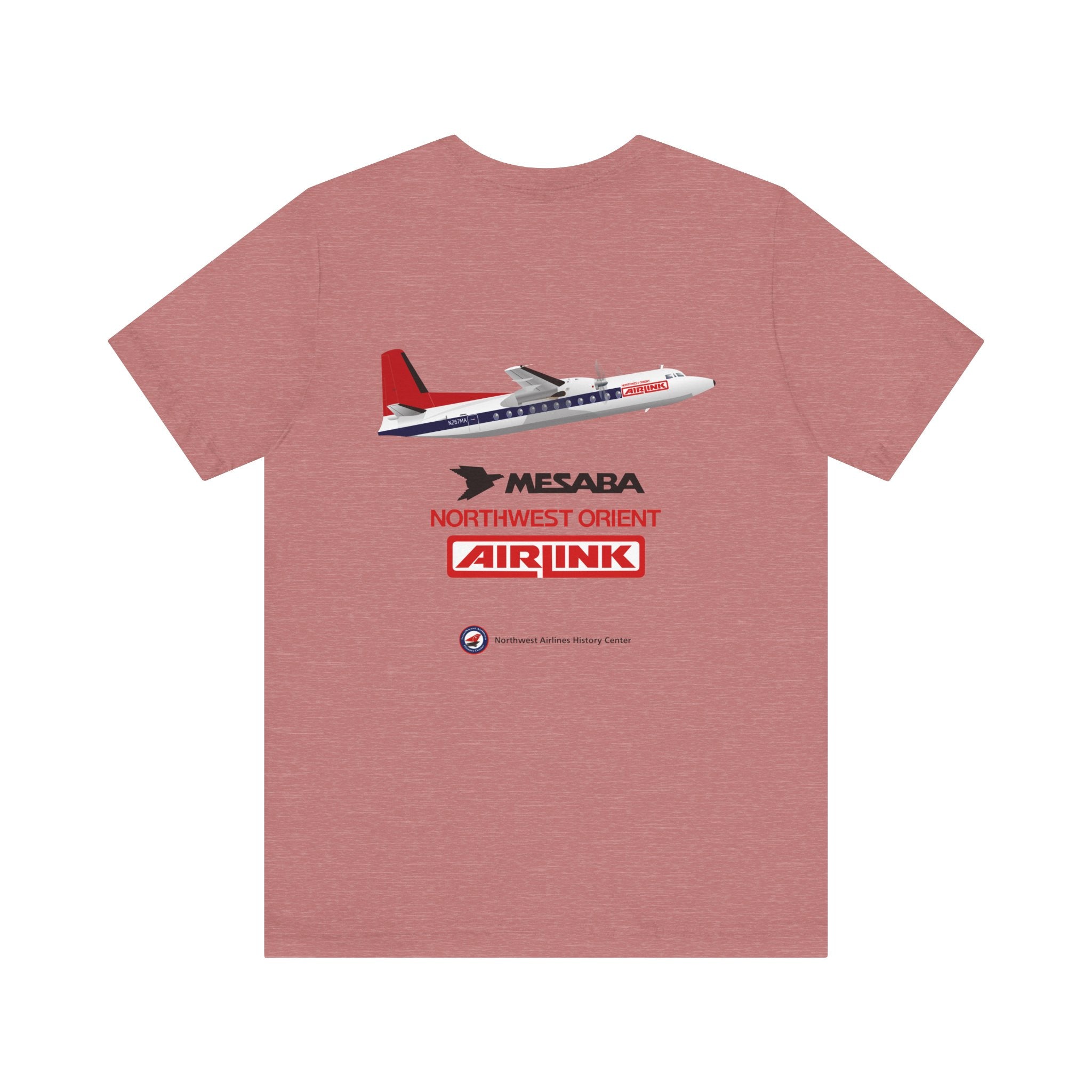 Short Sleeve T-Shirt - Northwest Airlink Fokker F27 - Mesaba