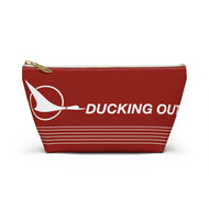 Packing Pouch - small, flat bottom, white zipper - Republic / North Central 