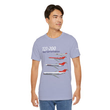 Load image into Gallery viewer, Short Sleeve T-Shirt - Northwest Boeing 727-200 Livery Formation
