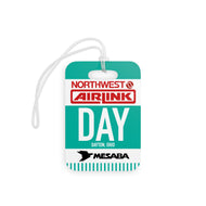 Luggage Tag - 2-sided acrylic - Northwest Airlink / Mesaba Hometown Series - Dayton, Ohio