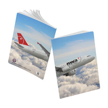 Load image into Gallery viewer, Softcover Journal - NWA A320 in flight
