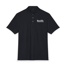Load image into Gallery viewer, Men's Stretch Jersey Polo — Republic 1985 Logo
