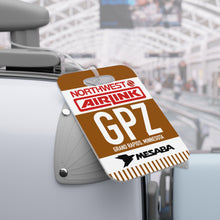 Load image into Gallery viewer, Luggage Tag - 2-sided acrylic - Northwest Airlink / Mesaba Hometown Series - Grand Rapids, Minnesota
