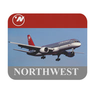 Mouse Pad (Rectangle) - Northwest 757-200 Bowling Shoe