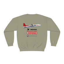 Load image into Gallery viewer, Crewneck Sweatshirt - Mesaba 80th Anniversary - Northwest Orient Airlink Fokker F27
