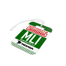 Load image into Gallery viewer, Luggage Tag - 2-sided acrylic - Northwest Airlink / Mesaba Hometown Series - Moline/Quad Cities, Illinois/Iowa
