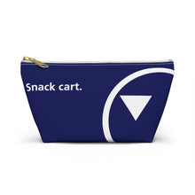 Load image into Gallery viewer, Packing Pouch - small, flat bottom, white zipper - Northwest 2000s &quot;Snack Cart&quot;
