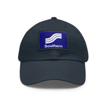 Load image into Gallery viewer, Twill Cap - Leather Patch - Southern "Flightmark" Logo
