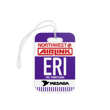 Load image into Gallery viewer, Luggage Tag - 2-sided acrylic - Northwest Airlink / Mesaba Hometown Series - Erie, Pennsylvania
