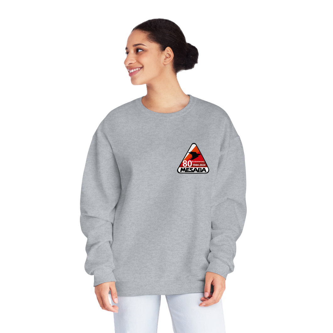 Crewneck Sweatshirt - Mesaba 80th Anniversary - Northwest Orient Airlink Fokker F27