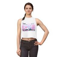 Women's Crop Top - Northwest Airlines Cherry Blossoms