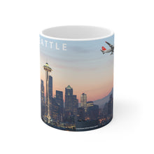 Load image into Gallery viewer, Ceramic Mug 11oz - NWA 2000s Seattle 747-400
