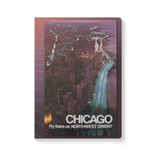 Load image into Gallery viewer, Softcover Journal - 1970s Northwest Destination Poster Series - Chicago
