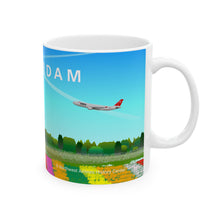 Load image into Gallery viewer, Ceramic Mug 11oz - NWA 2000s Amsterdam Tulip Field
