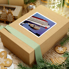 Load image into Gallery viewer, Vinyl Sticker - Northwest Airlines 1990s Bowling Shoe Livery A320 Takeoff
