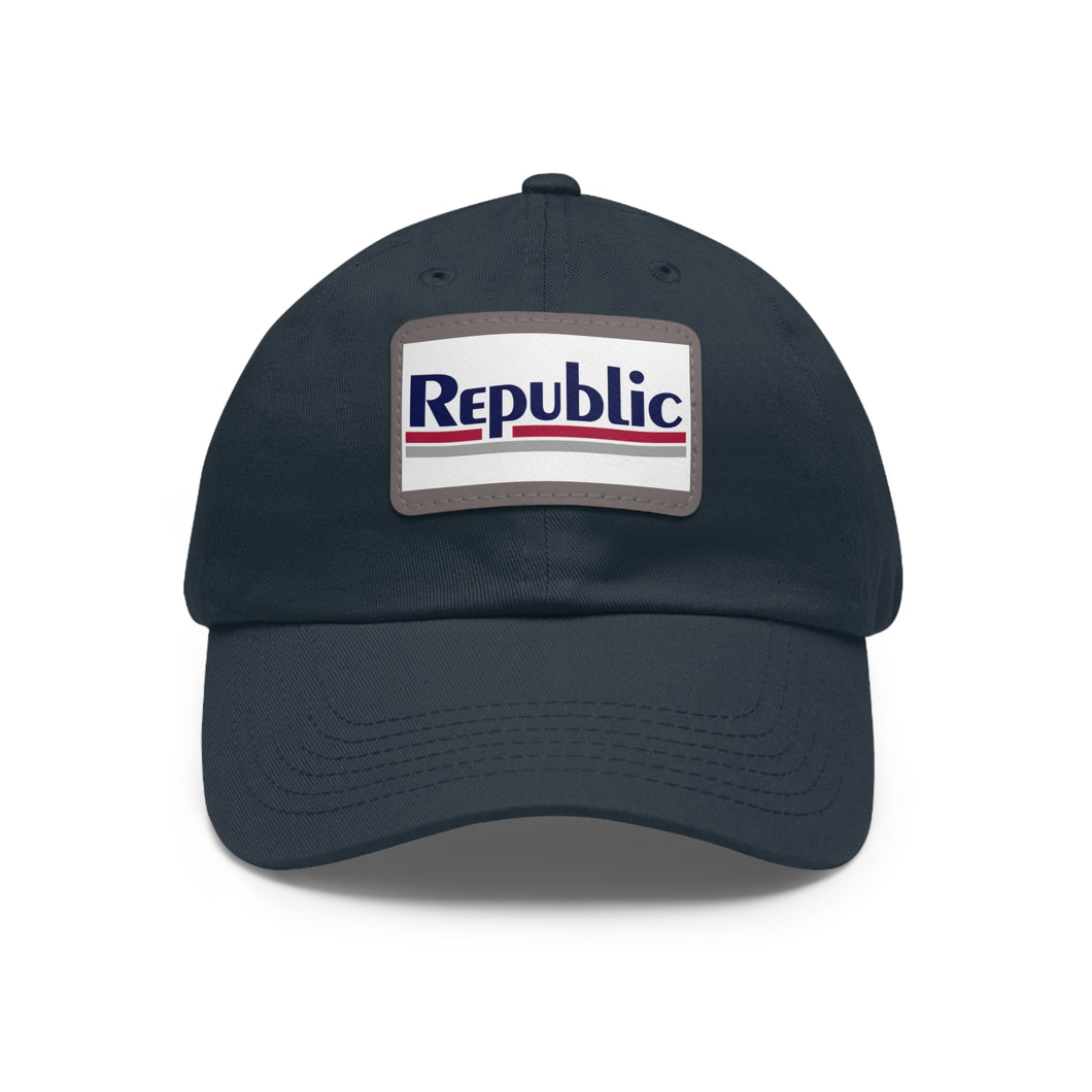 Twill Cap - Leather Patch - Republic MTM Logo