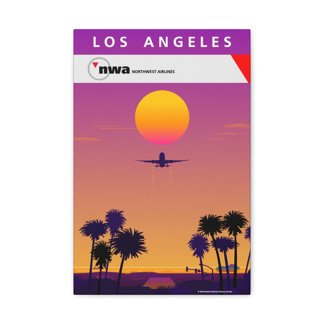 Destination Canvas Gallery Wrap - NWA 2000s - Los Angeles Sunset