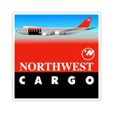 Load image into Gallery viewer, Vinyl Sticker - Northwest Cargo 1990s 747 Freighter
