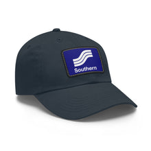 Load image into Gallery viewer, Twill Cap - Leather Patch - Southern "Flightmark" Logo
