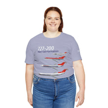Load image into Gallery viewer, Short Sleeve T-Shirt - Northwest Boeing 727-200 Livery Formation
