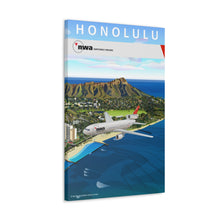 Load image into Gallery viewer, Destination Canvas Gallery Wrap - NWA 2000s - Honolulu Waikiki and Diamond Head
