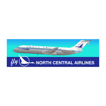 Load image into Gallery viewer, Car Magnet 10" x 3" - North Central Airlines DC-9
