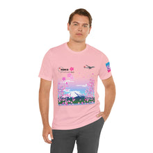 Load image into Gallery viewer, Short Sleeve T-Shirt - Northwest Airlines Cherry Blossoms
