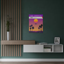 Load image into Gallery viewer, Destination Poster - NWA 2000s - Los Angeles Sunset - Premium Satin
