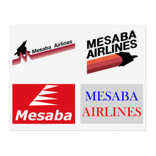 Load image into Gallery viewer, Vinyl Stickers - Mesaba Airlines Historic Logos
