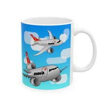 Load image into Gallery viewer, Ceramic Mug 11oz - Chibi NWA 2000s era jets
