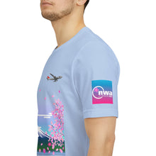 Load image into Gallery viewer, Short Sleeve T-Shirt - Northwest Airlines Cherry Blossoms
