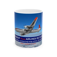 Ceramic Mug 11oz - Fly the Northwest Orient DC-7