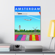 Load image into Gallery viewer, Destination Canvas Gallery Wrap - NWA 2000s - Amsterdam Tulip Field
