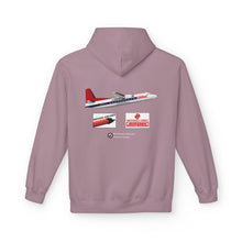 Load image into Gallery viewer, Fleece Hoodie - Midweight Softstyle - Mesaba Northwest Airlink Fokker 27
