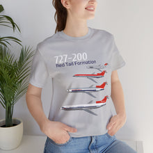 Load image into Gallery viewer, Short Sleeve T-Shirt - Northwest Boeing 727-200 Livery Formation
