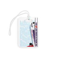 Luggage Tag - 2-sided acrylic - Northwest Orient: The World is Going Our Way DC-10