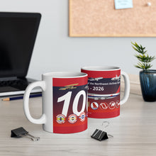 Load image into Gallery viewer, Ceramic Mug 11oz - Northwest Airlines 100th Anniversary
