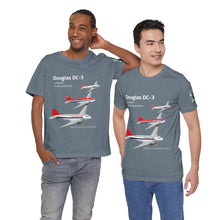Load image into Gallery viewer, Short Sleeve T-Shirt - Northwest Modern Era DC-3 Fantasy Flight
